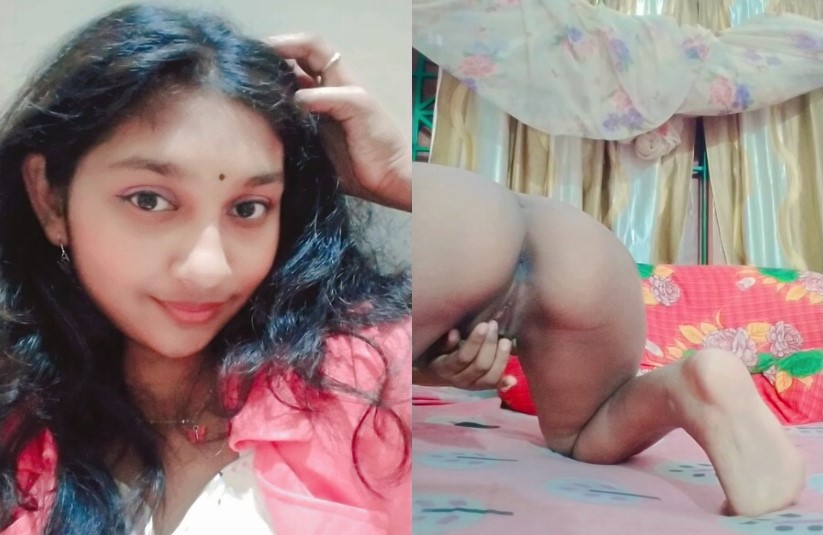 Desi Cutie Naked Fingering From Back
