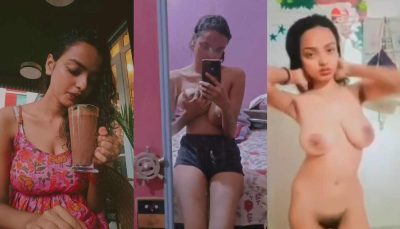 Beautiful Indian Slim Girl Fully Nude Showing Playing With Boobies